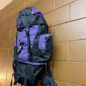 Large steel framed backpack